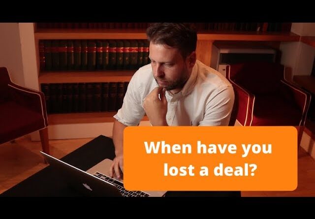 Sales Interview – When have you lost a deal?
